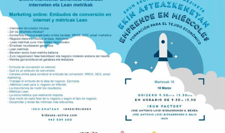 Emprende en miércoles • Marketing online enfocado a Embudos de conversión y métricas Lean para personas emprendedoras