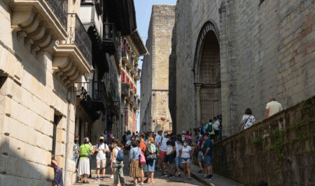 La ocupación hotelera en Hondarribia ha rozado el completo durante el puente del Pilar