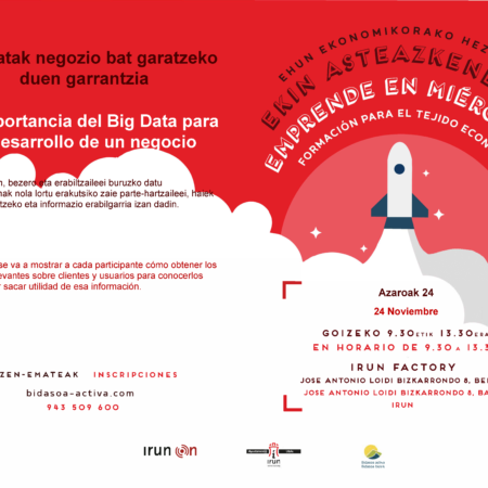 Ekin asteazkenetan • Big Datak negozio bat garatzeko duen garrantzia (016/021)