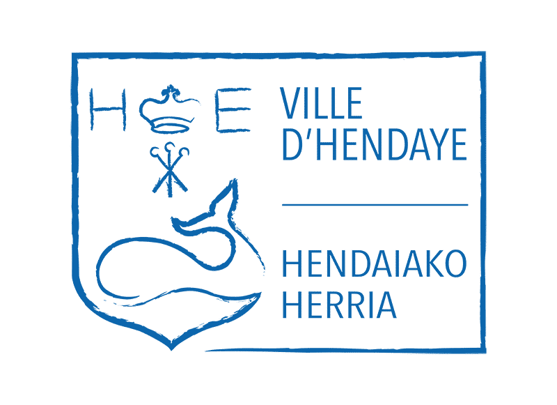 Logo Officiel Ville D Hendaye Bleu 2