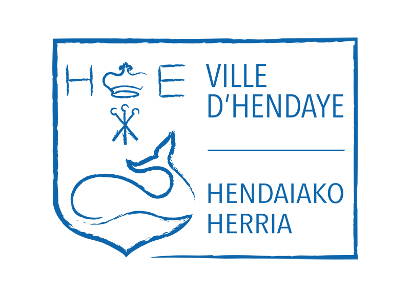 Logo Officiel Ville D Hendaye Bleu 2