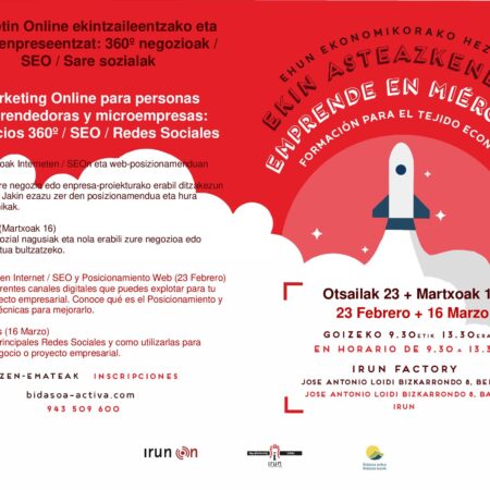 Ekin asteazkenetan • Marketina On line pertsona ekintzaileentzat eta mikroenpresentzat! (002/022)