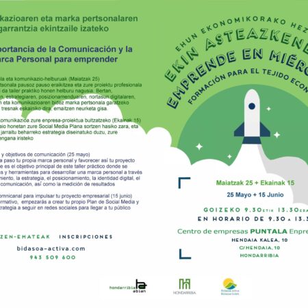 Emprende en miércoles •  La importancia de la Comunicación y la Marca Personal para emprender (EH01/022)