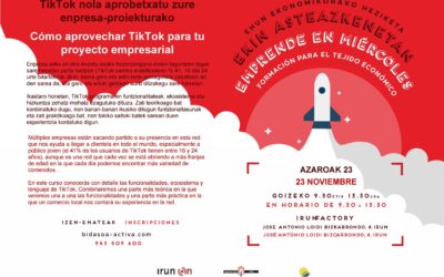 (EI02/022) Ekin asteazkenetan •  TikTok nola aprobetxatu zure enpresa-proiekturako