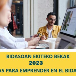 “Bidasoan 2023an burutzeko bekak” programaren lehenengo deialdiaren ebazpena