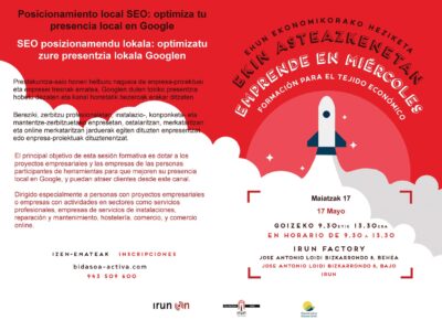 (EI03/023) Emprende en miércoles • Posicionamiento local SEO: optimiza tu presencia local en Google