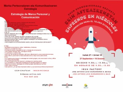 (EI04/023) Emprende en miércoles •  Estrategia de Marca Personal y Comunicación