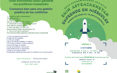 (EH02/023) Ekin asteazkenetan • Ondo komunikatu ezazu gatazkak modu positiboan kudeatzeko