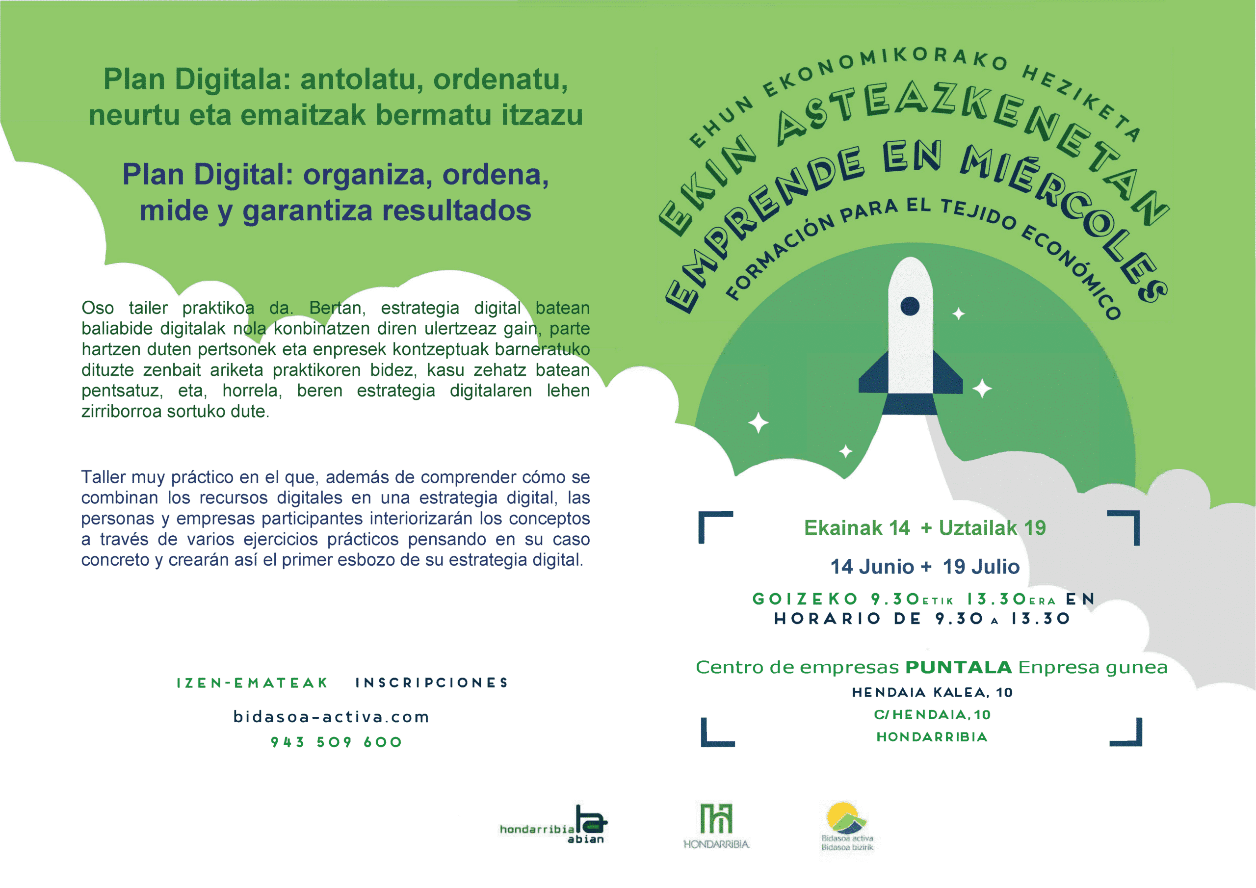 (EH01/023) Ekin asteazkenetan • Plan Digitala: antolatu, ordenatu, neurtu eta emaitzak bermatu itzazu