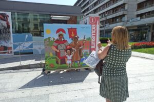 Photocall oficina de turismo Irun
