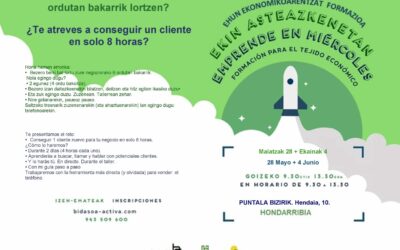 (EH03/025) Ekin asteazkenetan • Ausartzen al zara bezero bat 8 ordutan bakarrik lortzen?_II Saioa