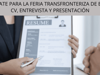 Prepárate para la Feria I: cv, entrevista y presentación (26-PreFe-1)