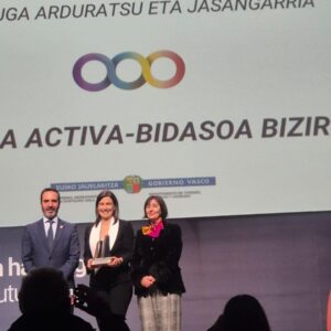Bidasoa bizirik-ek Helmuga turistiko jasangarri eta inklusiboaren Euskadi Saria jaso du