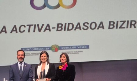 Bidasoa activa recibe el Premio Euskadi al Destino turístico sostenible e inclusivo