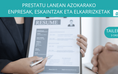Prestatu Lanean azokarako: enpresak, eskaintzak eta elkarrizketak (26-PreFe-4)