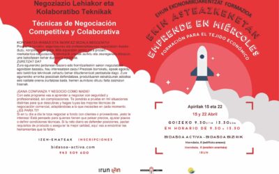 Emprende en miércoles • Técnicas de Negociación Competitiva y Colaborativa (EI02/026)